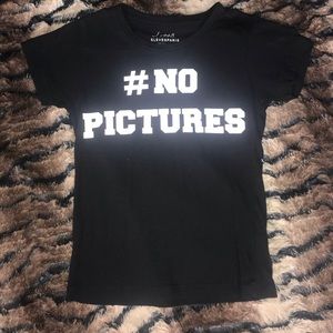 #NOPICTURES t-shirt